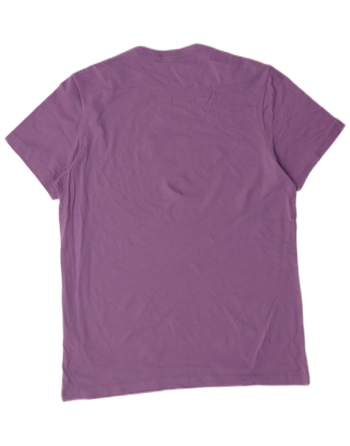 JACK WILLS T-shirt da uomo dalla vestibilità classica Top in cotone viola medio