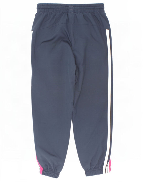 Pantaloni della tuta da ragazza Adidas Joggers 5-6 anni in poliestere blu navy
