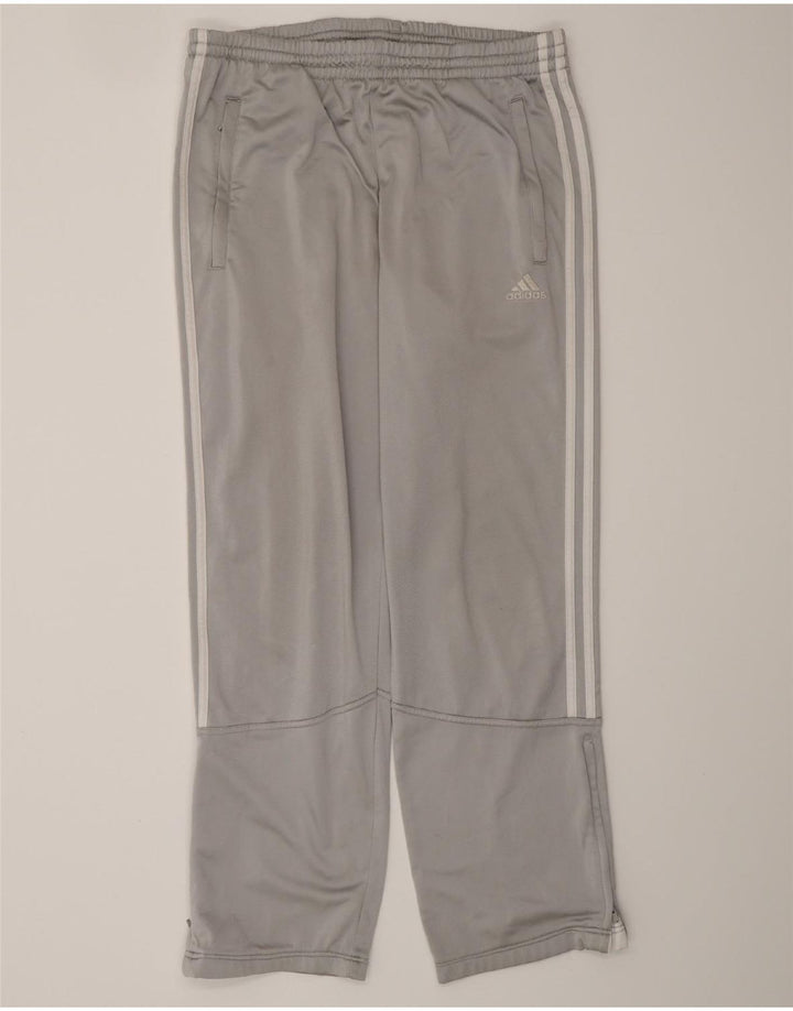 Pantaloni da tuta da uomo ADIDAS UK 40/42 Poliestere grigio medio