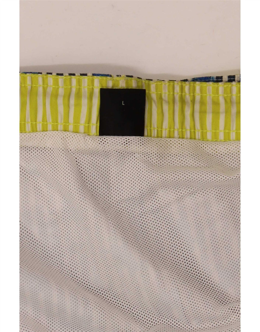 Pantaloncini da bagno da uomo Hugo Boss grandi a righe blu