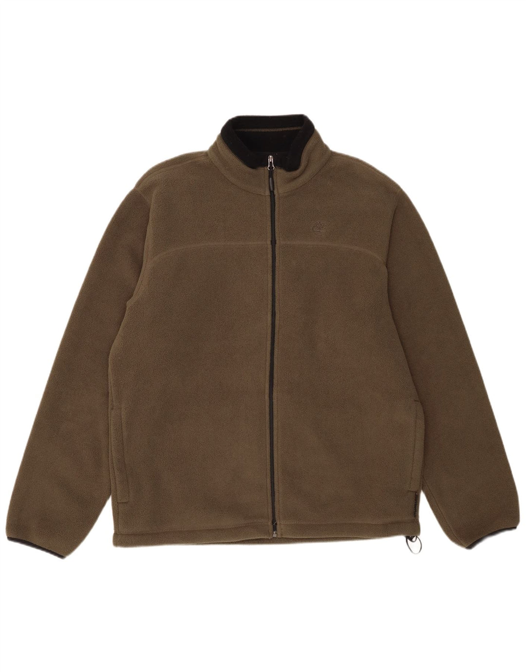 Giacca in pile da uomo Timberland UK 40 grande poliestere kaki