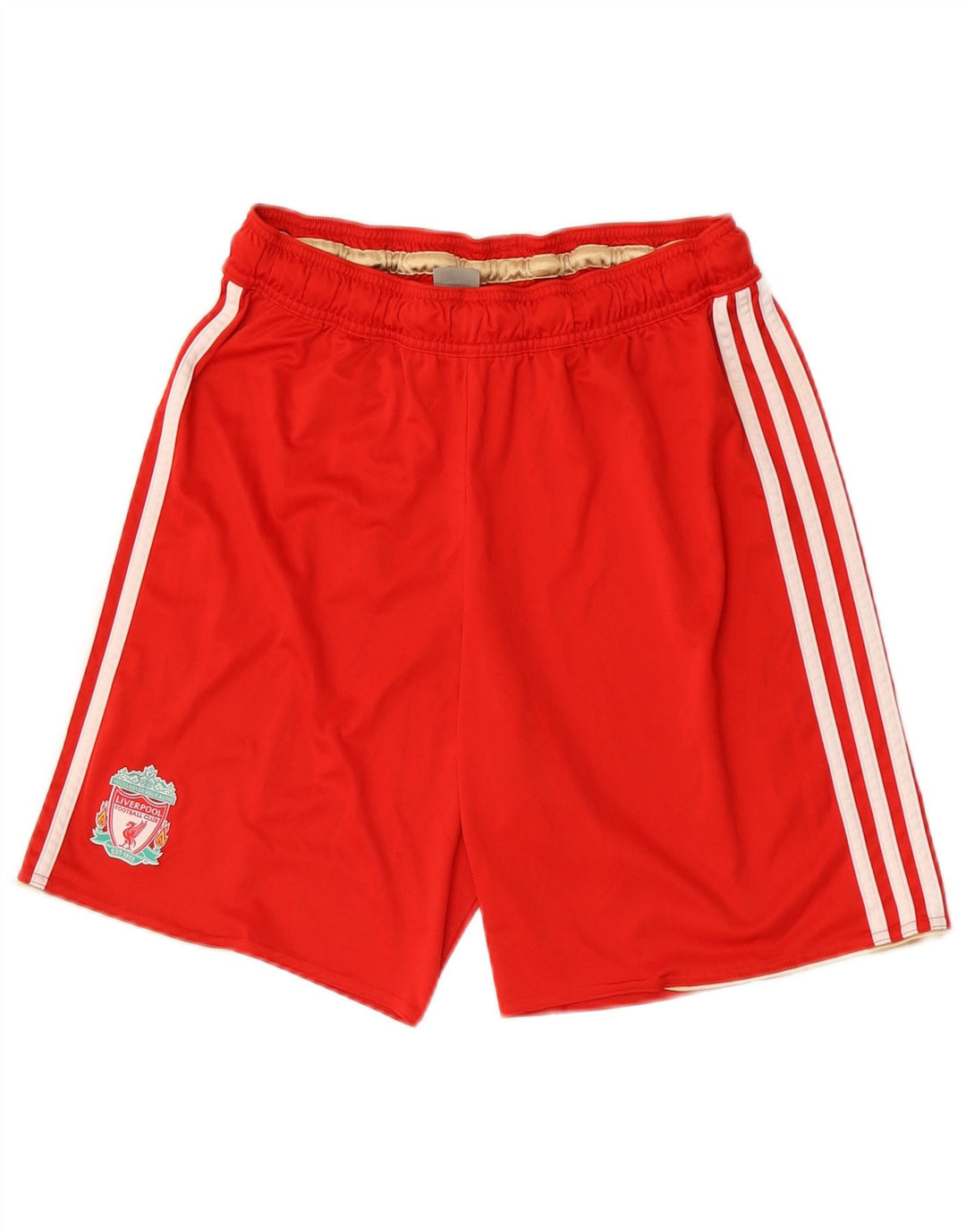 Pantaloncini sportivi Adidas da uomo Liverpool rosso medio in poliestere