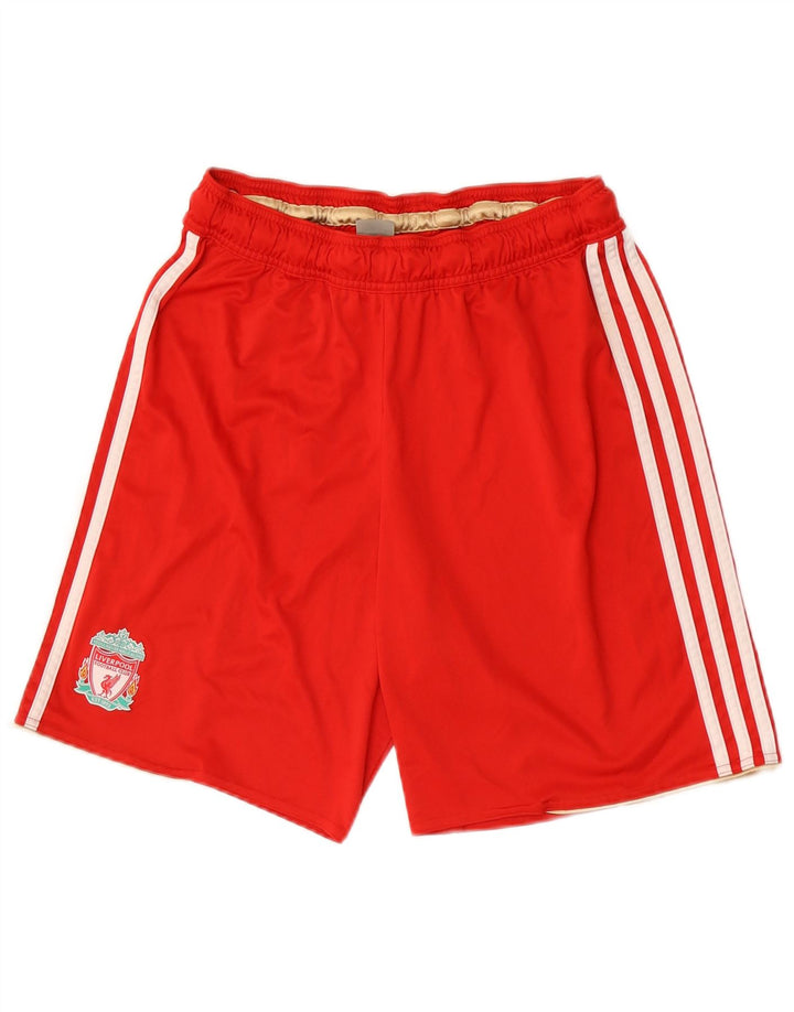 Pantaloncini sportivi Adidas da uomo Liverpool rosso medio in poliestere