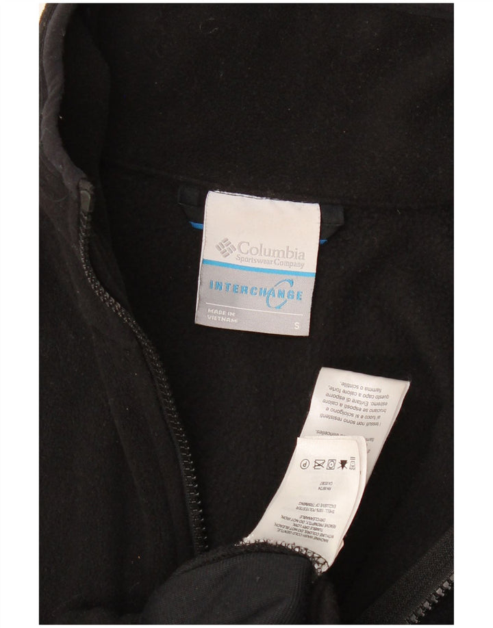 Giacca in pile Columbia Interchange da donna piccola in poliestere nero