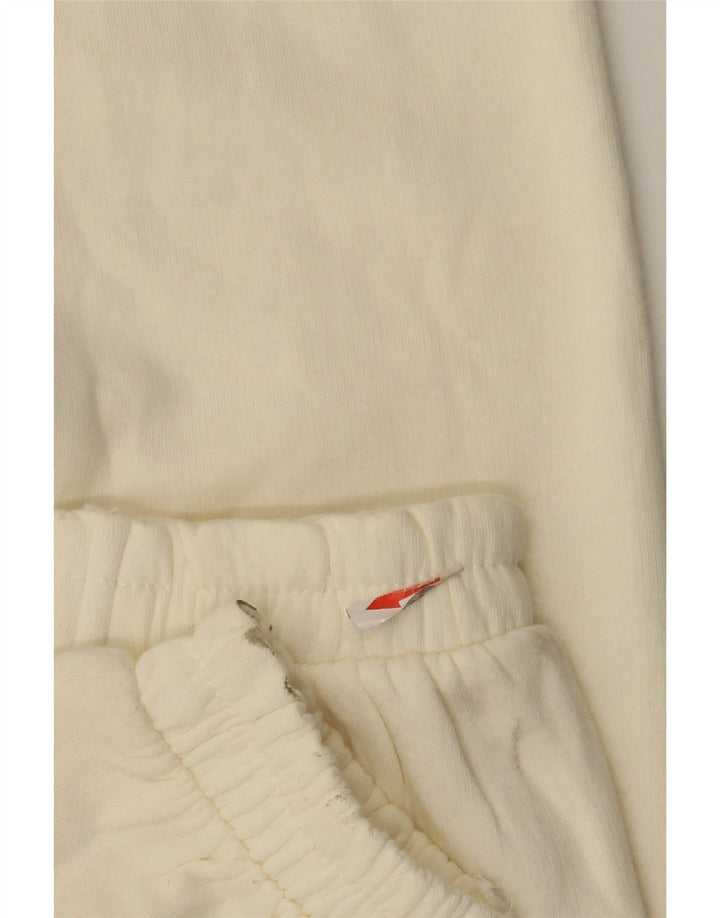 Pantaloni da tuta da donna Zara Joggers UK 8 Small Poliestere bianco sporco