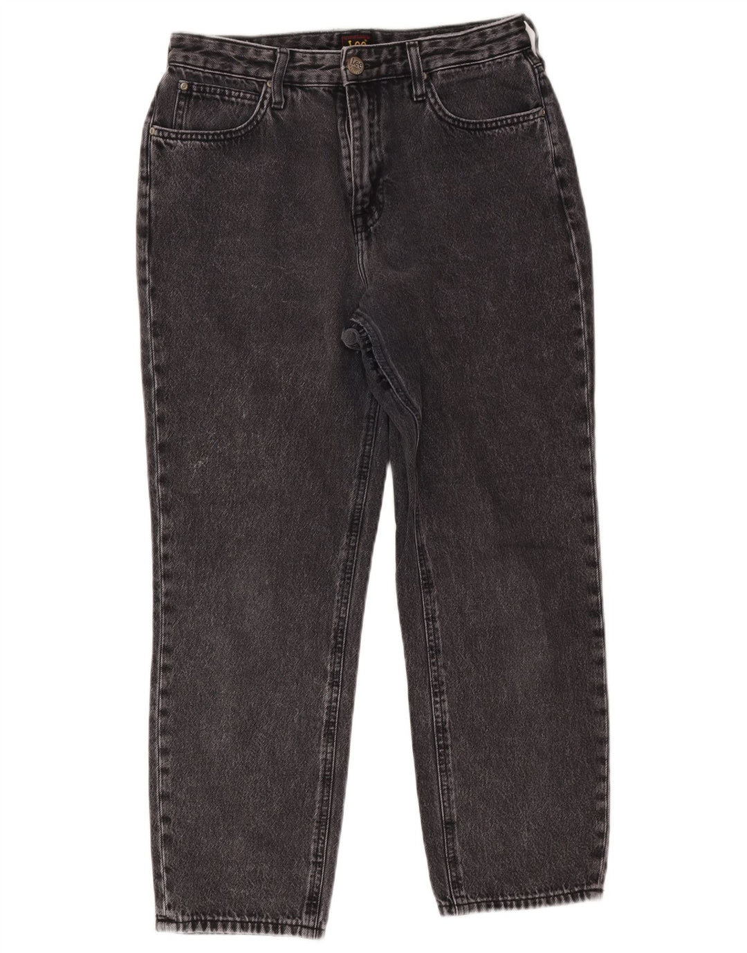 Jeans cropped Lee Carol da donna W28 L25 cotone grigio