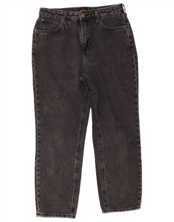 Jeans cropped Lee Carol da donna W28 L25 cotone grigio