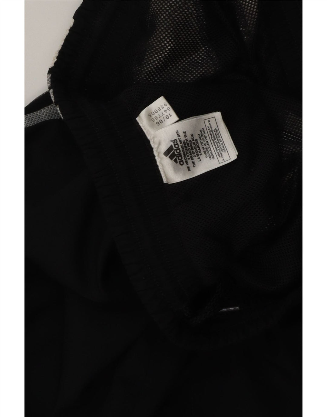 Pantaloni da tuta da uomo ADIDAS, poliestere color block medio nero