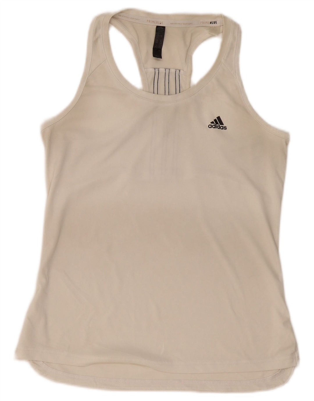 Canotta Adidas Aeroready da donna UK 12/14 Medio Bianco