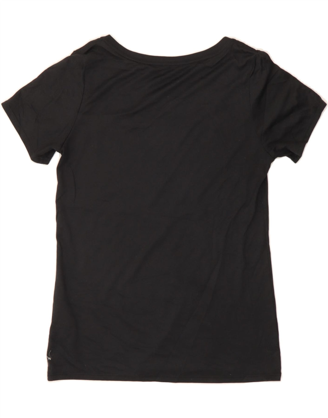 NIKE Womens T-Shirt Top UK 10 Small Black Polyester Vintage Nike and Second-Hand Nike from Messina Hembry 