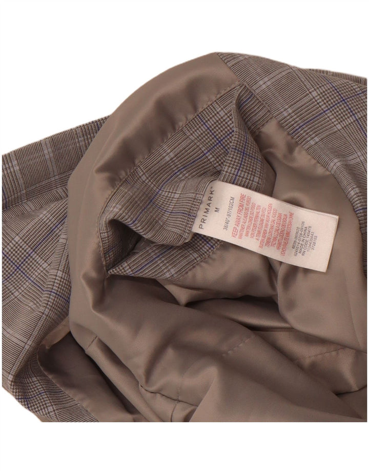 Giubbotto bomber da uomo Primark UK 38 Poliestere a quadri grigio medio