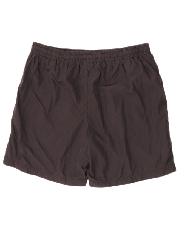 Pantaloncini sportivi da uomo Kappa grandi neri in poliestere