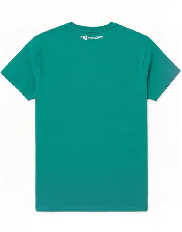 Maglietta Adidas da uomo Deutscher Fussball Bund Top XL in cotone turchese