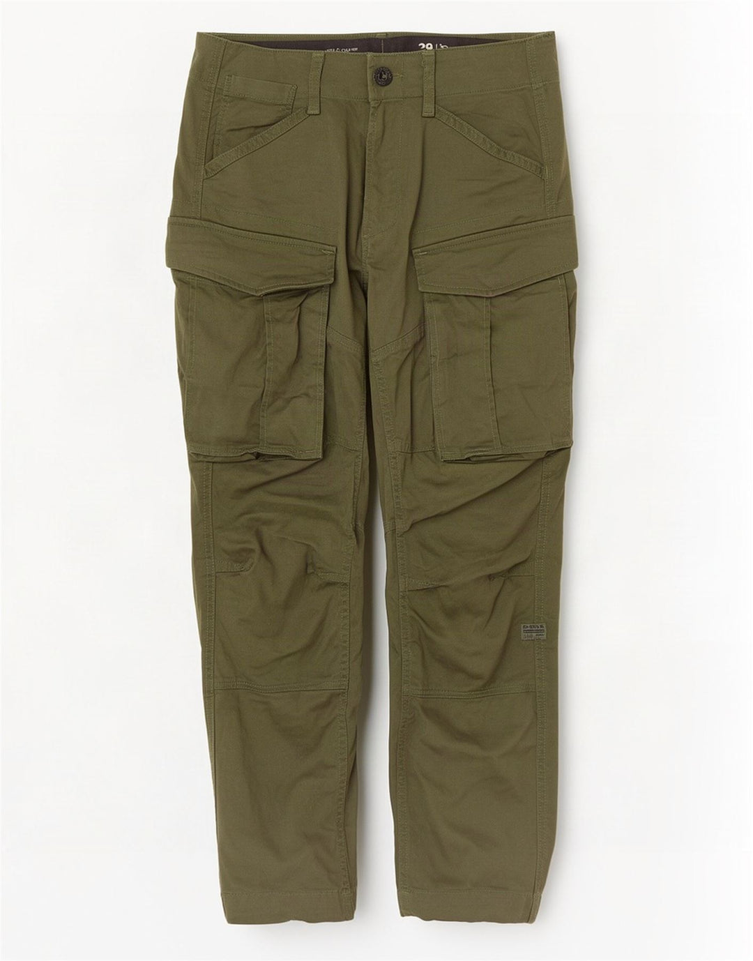Pantaloni cargo dritti da uomo G-Star W29 L30 cotone kaki