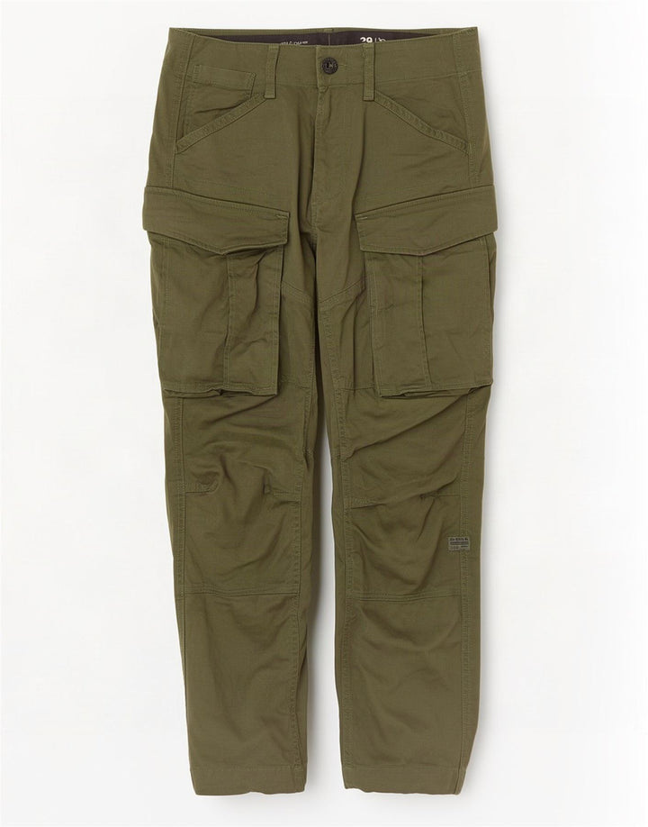 Pantaloni cargo dritti da uomo G-Star W29 L30 cotone kaki
