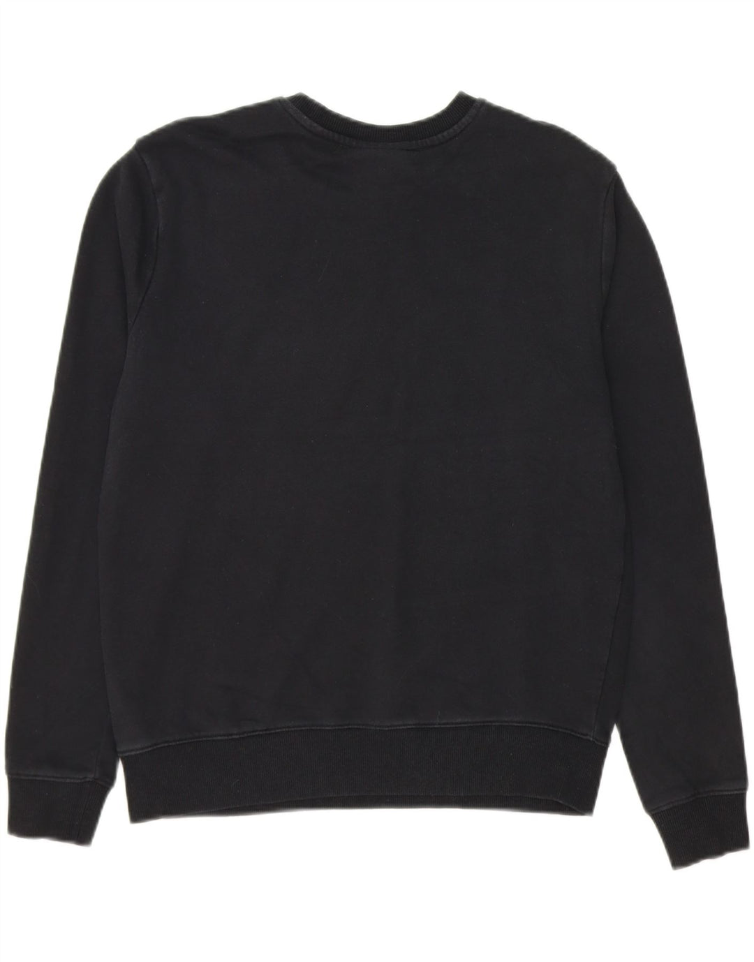 FILA Womens Graphic Sweatshirt Jumper UK 14 Medium Black Cotton Vintage Fila and Second-Hand Fila from Messina Hembry 