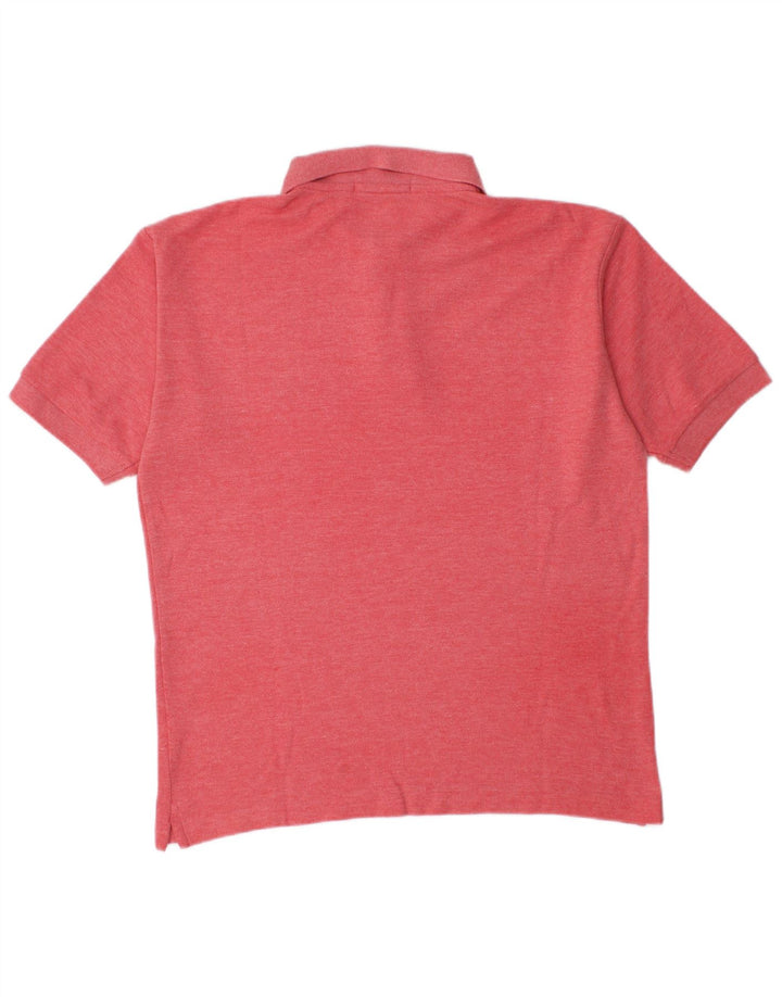 Polo da uomo Fila IT 46 Small in cotone screziato rosso