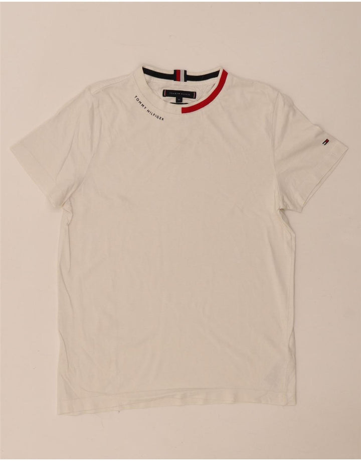 T-shirt da uomo Tommy Hilfiger Top XS in cotone bianco