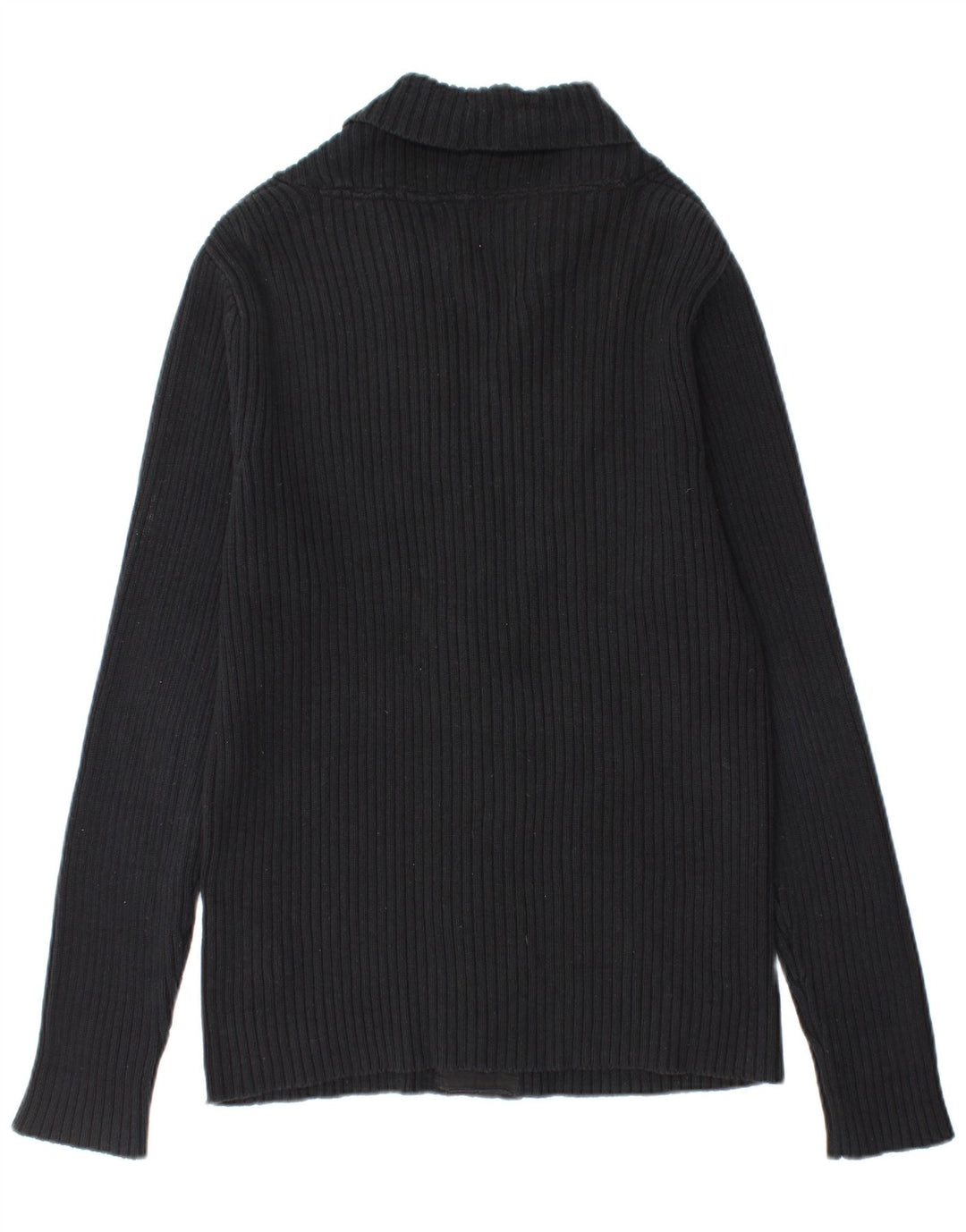 Maglione cardigan da uomo Jack & Jones grande cotone nero