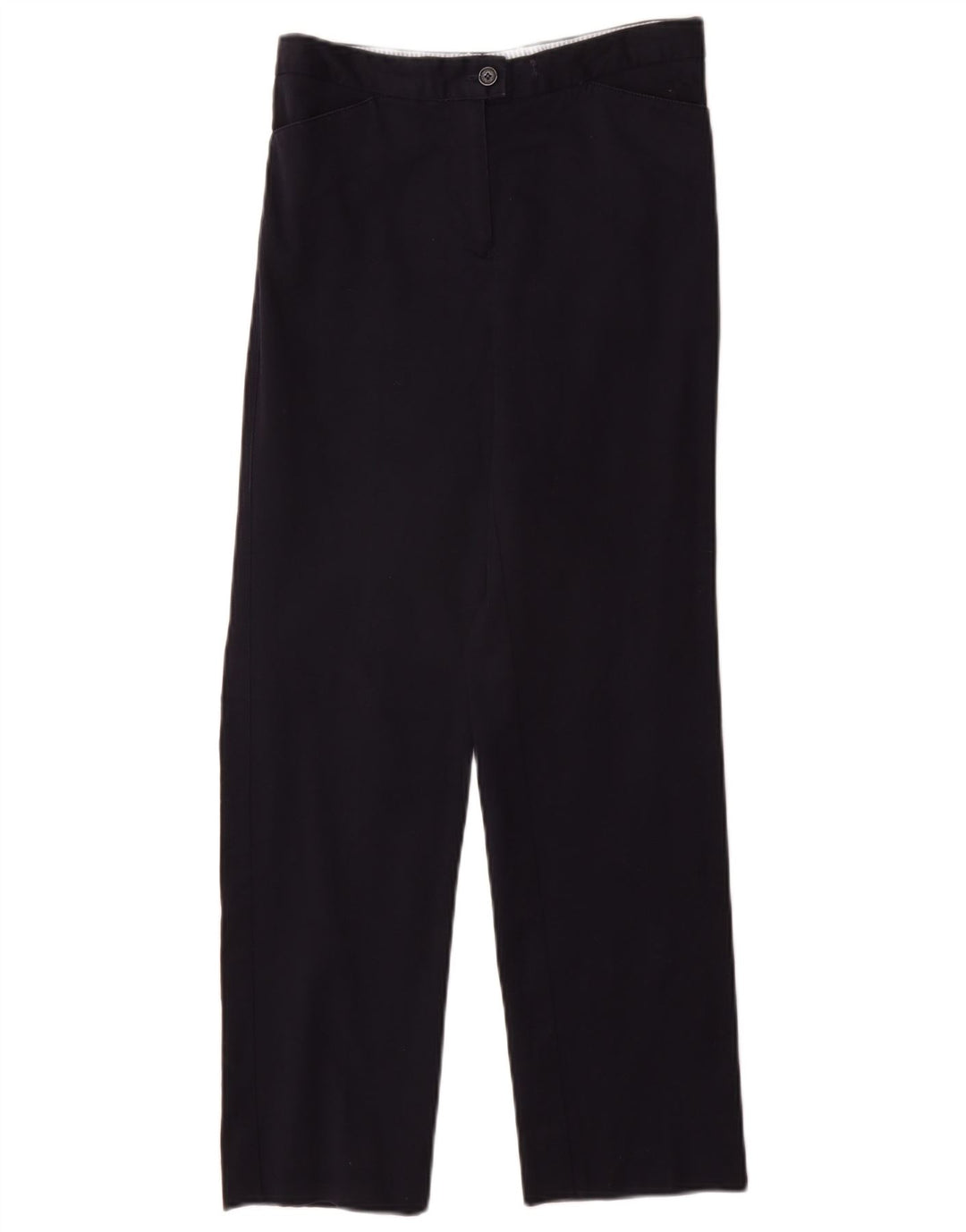 TOMMY HILFIGER Pantaloni chino dritti da donna W26 L27 cotone blu navy