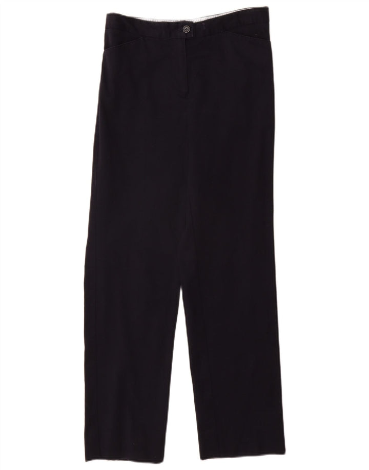 TOMMY HILFIGER Pantaloni chino dritti da donna W26 L27 cotone blu navy