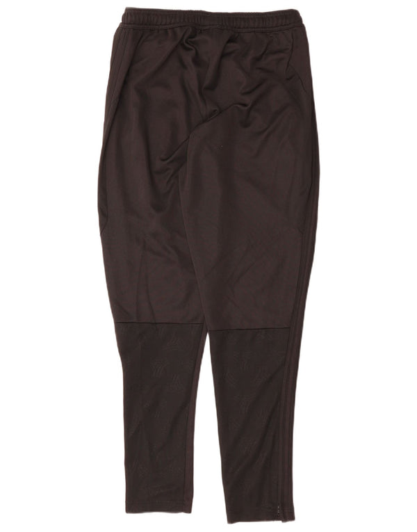 Pantaloni da tuta grafica da uomo Adidas, poliestere nero medio