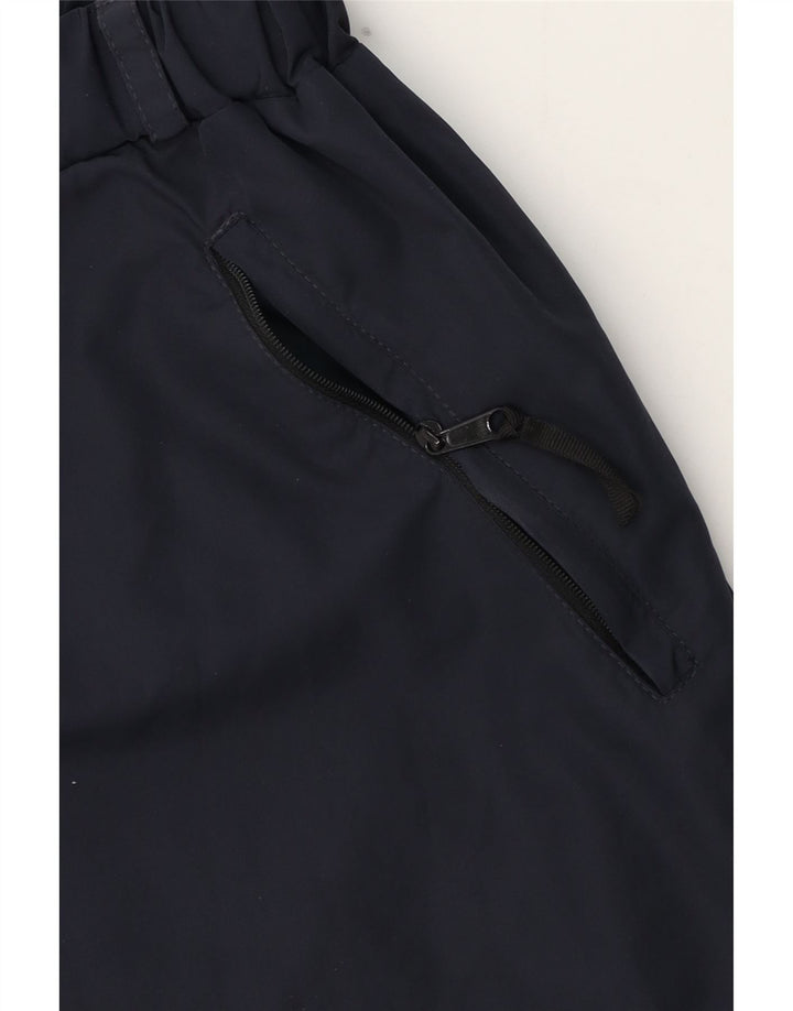 Pantaloni da tuta vintage da uomo XL in poliestere blu navy