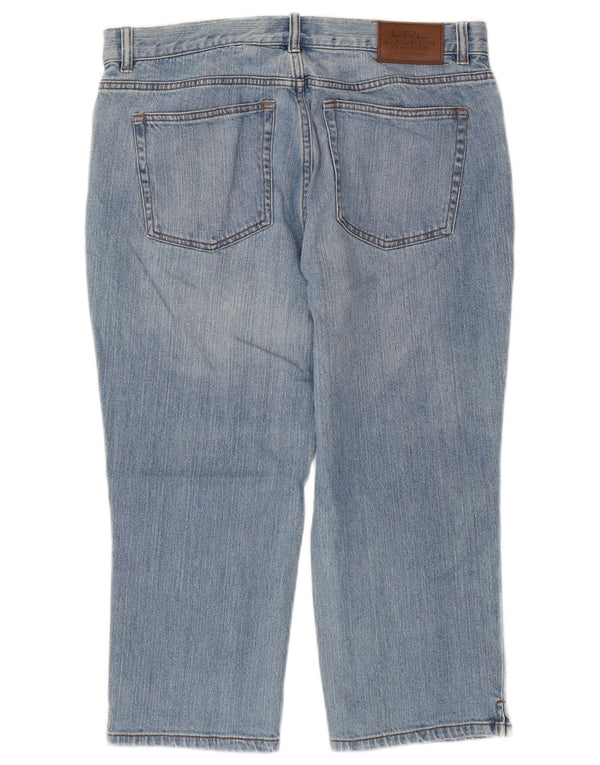 Jeans Capri da donna Ralph Lauren US 8 medio W32 L21 cotone blu