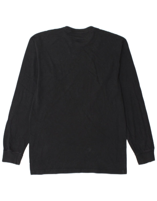 VANS Top grafico da uomo con vestibilità classica, manica lunga, cotone nero medio