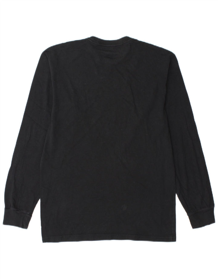 VANS Top grafico da uomo con vestibilità classica, manica lunga, cotone nero medio