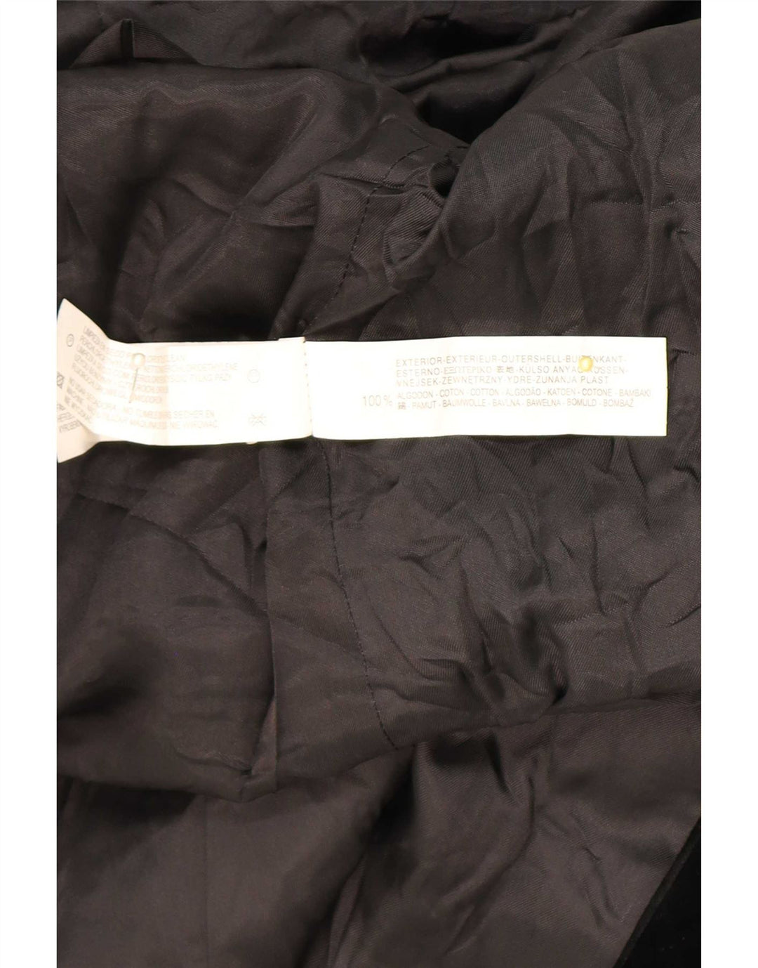 Giacca blazer in velluto da uomo a 2 bottoni Zara EU 50 cotone nero medio
