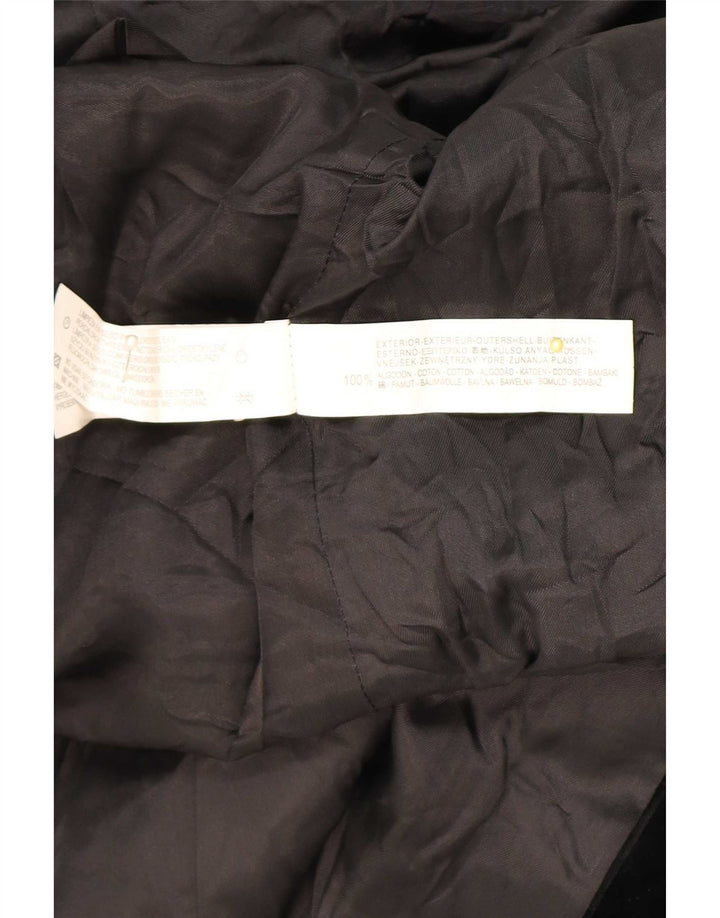 Giacca blazer in velluto da uomo a 2 bottoni Zara EU 50 cotone nero medio