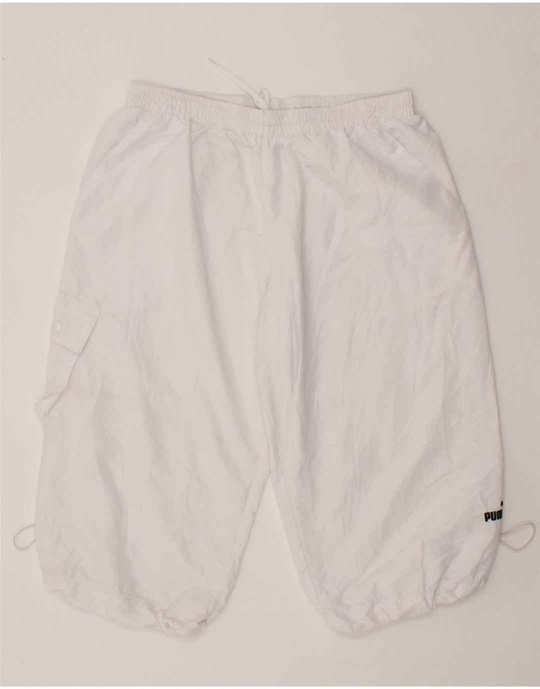 PUMA Mens Bermuda Sport Shorts XL  White Vintage Puma and Second-Hand Puma from Messina Hembry 