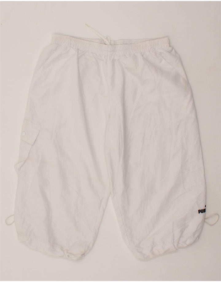 PUMA Mens Bermuda Sport Shorts XL  White Vintage Puma and Second-Hand Puma from Messina Hembry 
