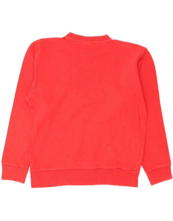 ASICS Mens Graphic Sweatshirt Jumper Medium Red Cotton