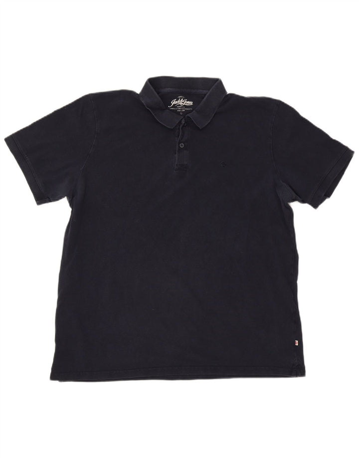 Polo da uomo Jack & Jones XL blu navy