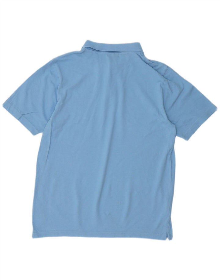 Polo da uomo Ellesse in cotone blu medio