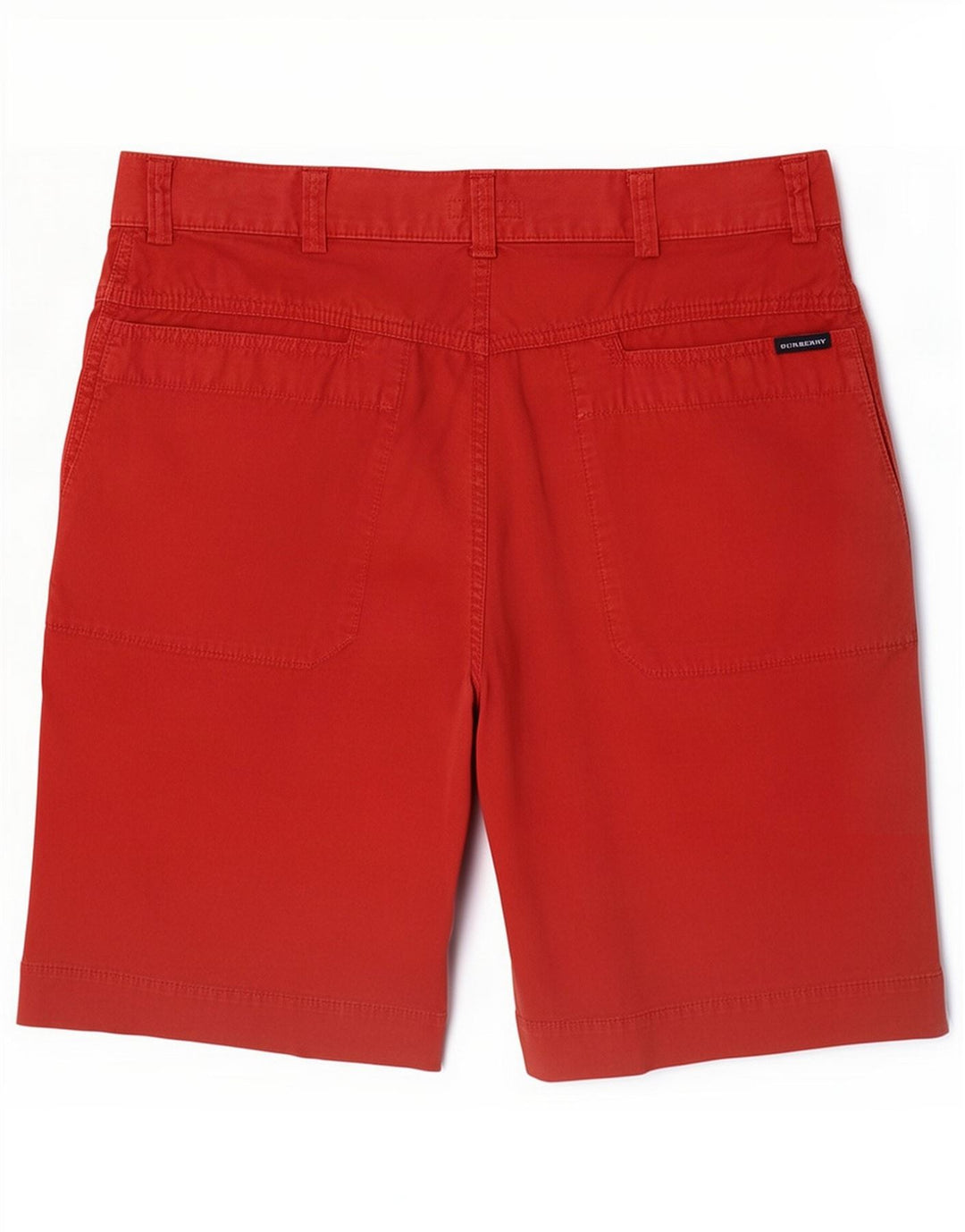 Burberry Pantaloncini chino da uomo medi W30 Rosso Cotone