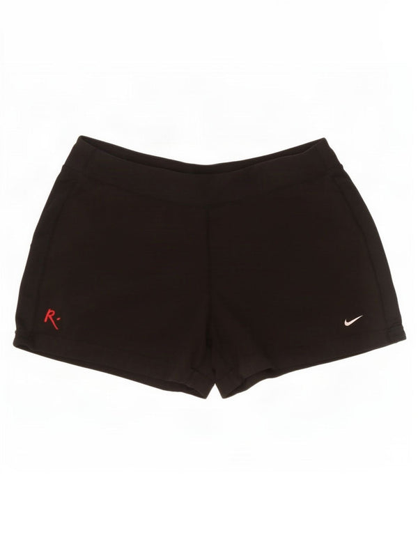Pantaloncini sportivi Nike Dri Fit da donna UK 16/18 Large Nero Poliestere