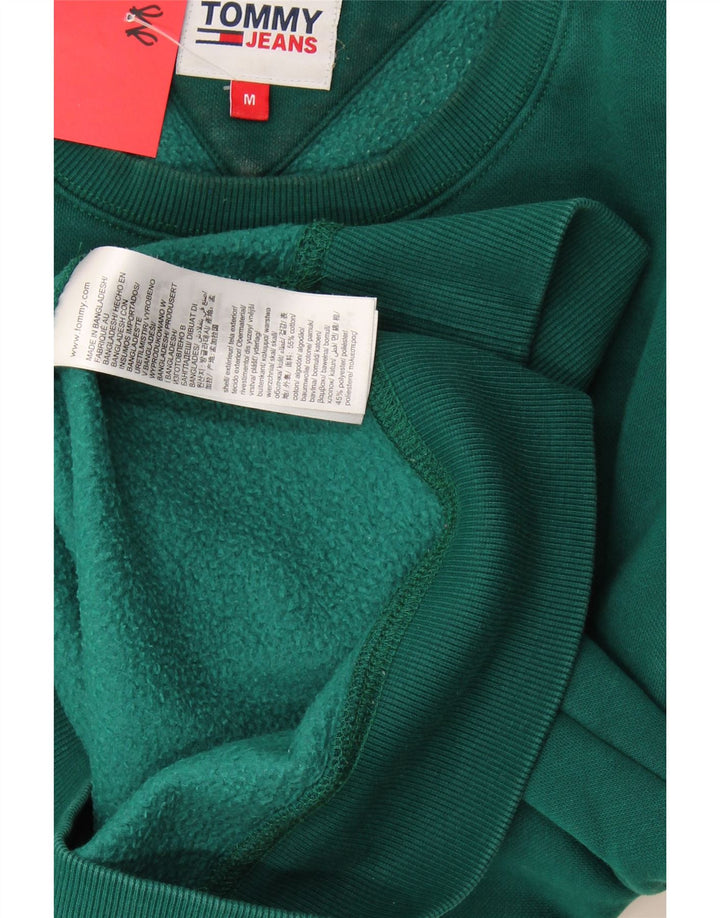 Tommy Hilfiger Uomo Felpa Maglione Cotone Verde Medio