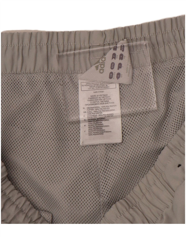 Pantaloni da tuta da uomo Adidas UK 42/44 Large Grigio Poliestere