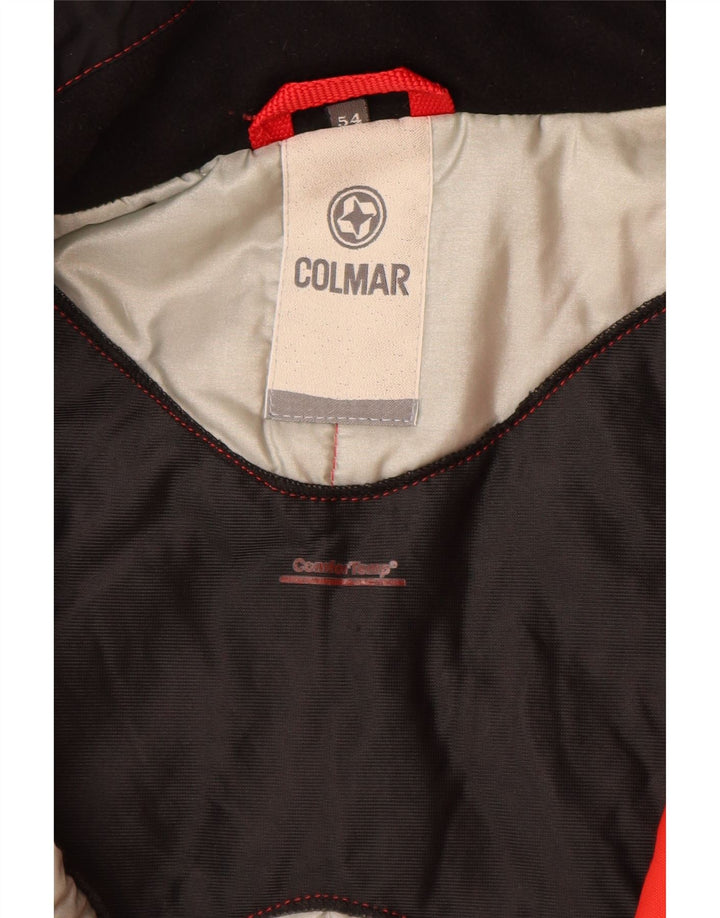 Giacca da sci con cappuccio grafico da uomo Colmar IT 54 Large Red Colourblock in poliammide