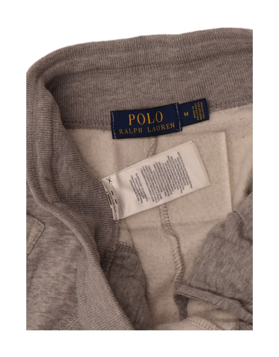 POLO RALPH LAUREN Pantaloni da tuta da uomo Joggers Grigio medio chiazzato