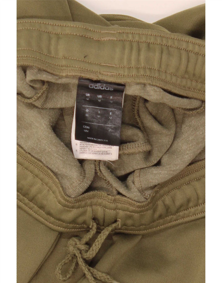 Pantaloni da tuta da uomo Adidas Joggers medio poliestere kaki