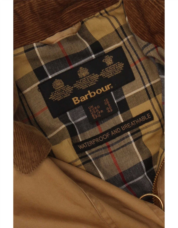 Impermeabile da donna Barbour UK 12 cotone marrone medio