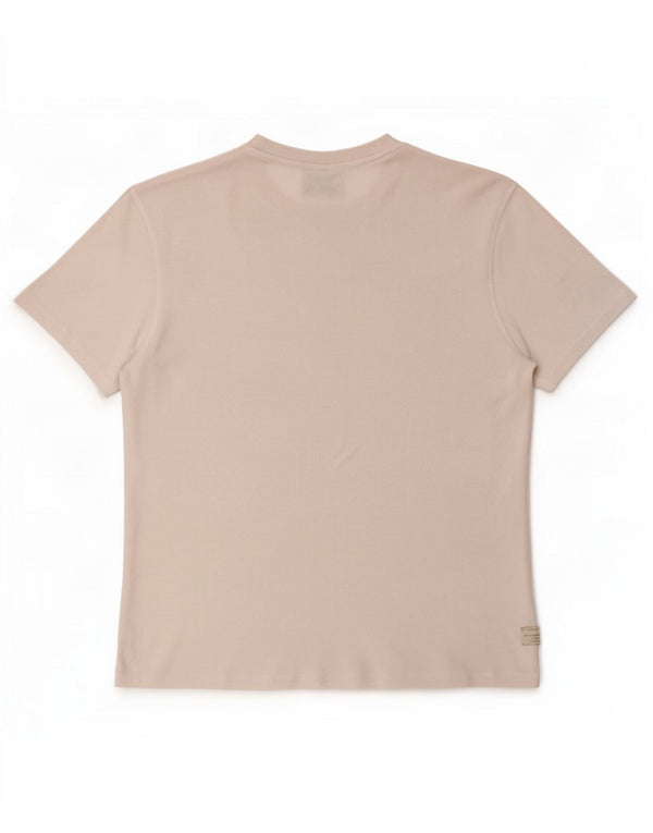 T-shirt Zara da uomo Top in cotone bianco medio