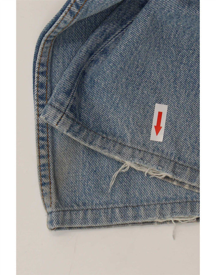 Levi's Uomo 501 Jeans dritti invecchiati W34 L29 Cotone blu