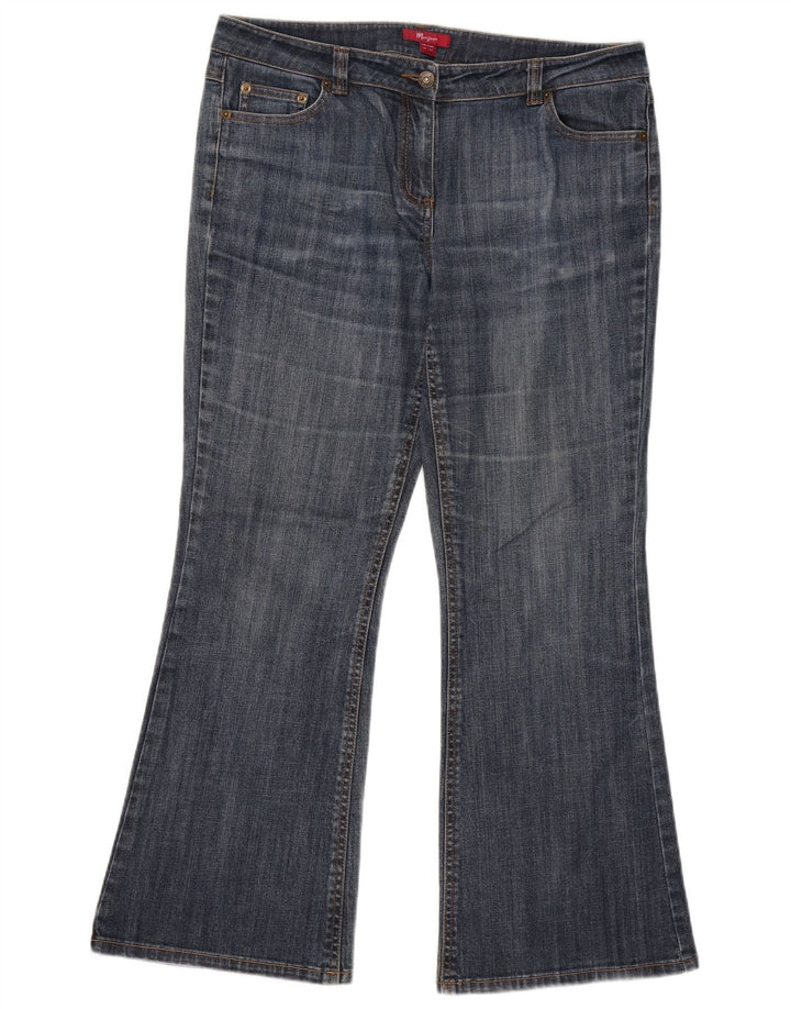 Jeans svasati da donna Monsoon UK 14 Large W35 L29 Cotone blu
