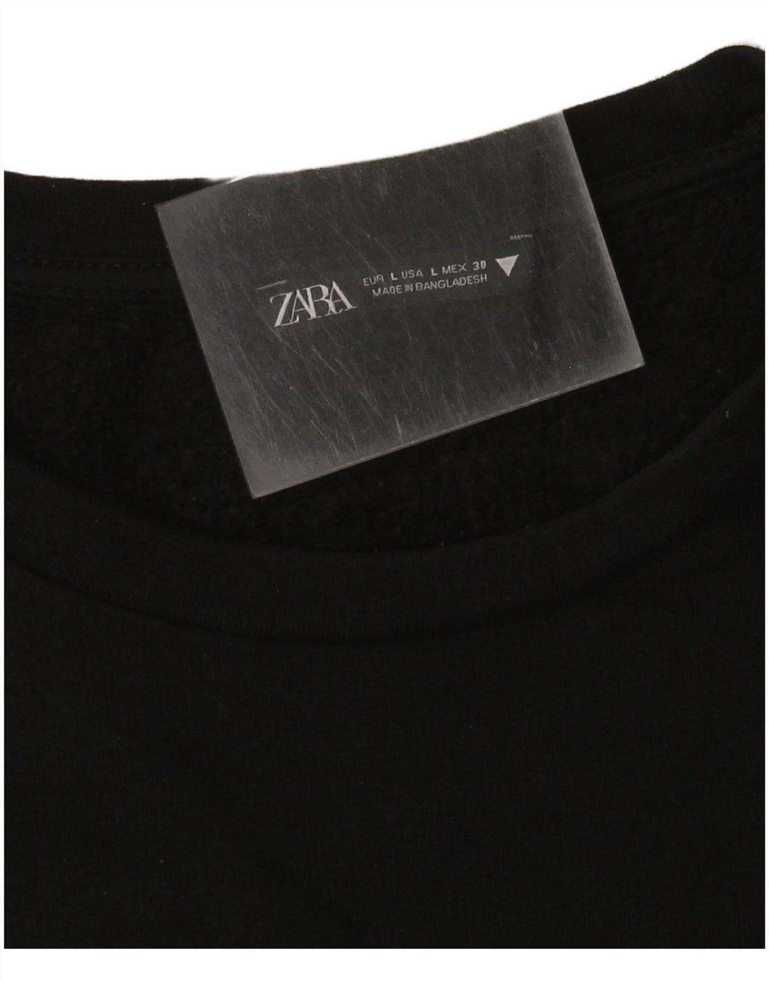 Abito maglione in felpa da donna Zara UK 16 grande nero