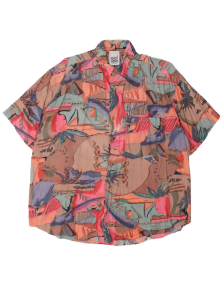 Camicia da uomo Avanti con motivo astratto taglia 41/42 grande multicolore